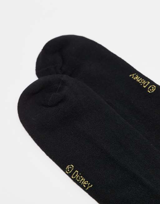 Men ASOS DESIGN Disney Lion King sock in black