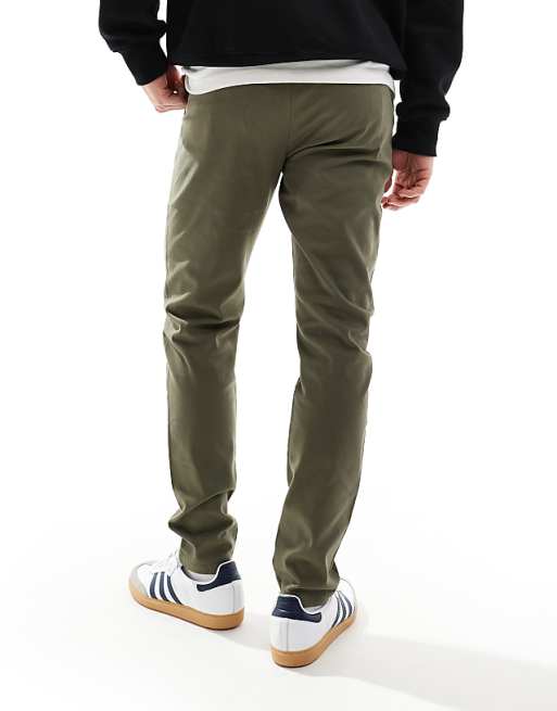 Asos Design Skinny Fit Chinos In Khaki