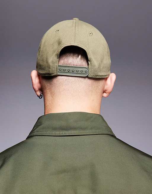 Hugo Red Logo Baseball Cap In Green