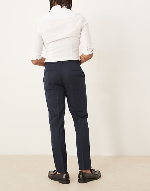 Chino Asos Design Slim Fit Pants In Navy