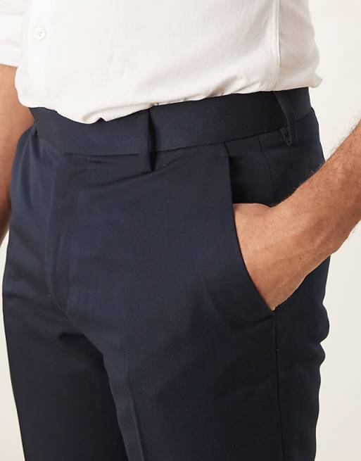 Chino Asos Design Slim Fit Pants In Navy