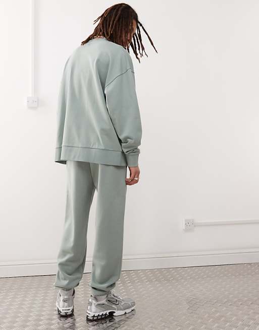 Trousers Collusion Varsity In Green With Print - Part Of A Set