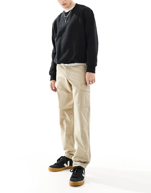 Jj Rebel Loose Fit Chino Pants In Beige
