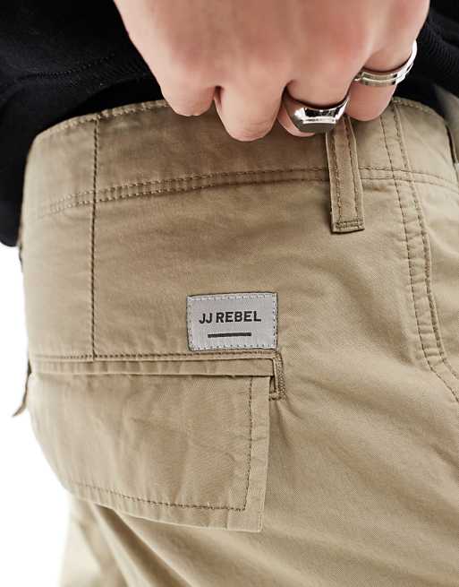 Jj Rebel Loose Fit Chino Pants In Beige