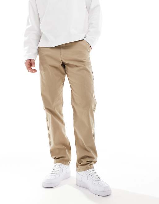 Chino Jj Rebel Loose Fit Chinos In Beige