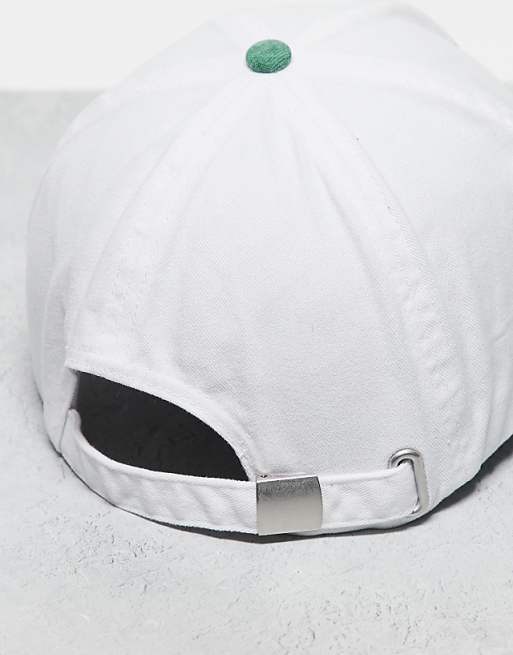 Reclaimed Vintage Cap With Honolulu Print In White