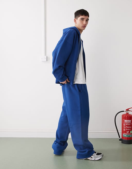 Trousers Collusion Relaxed In Navy - Part Of A Set