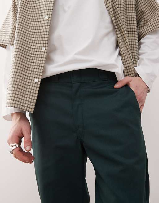 Chino Dickies 874 Straight Leg Work Pants In Dark Green