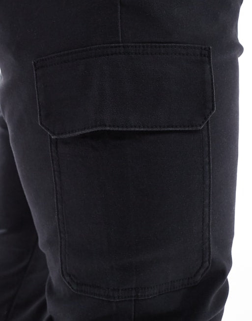 Asos Design Skinny Fit Chino Pants In Black