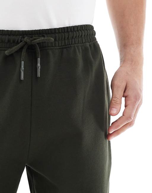 Trousers Asos Design Essential Tapered In Dark Green