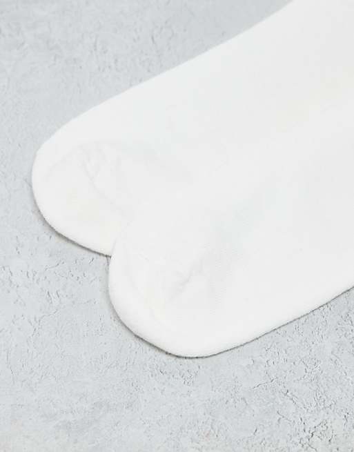 Men ASOS DESIGN 2-pack lemon & cherry embroidery sock in white