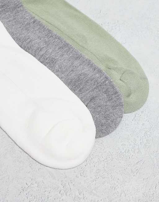 Men ASOS DESIGN 3 pack socks with dinosaurs embroidery in multi