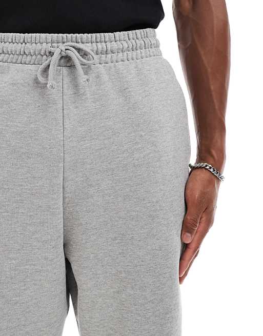 Trousers Asos Design Essential Oversized In Heather Gray