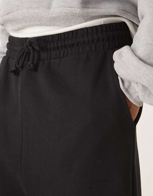 Trousers Asos Design Essential Wide Leg In Black