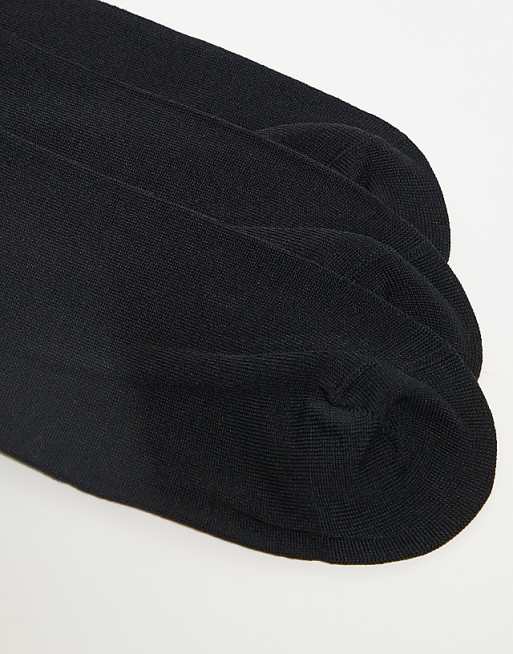 Men ARKET 3 pack ankle socks in black