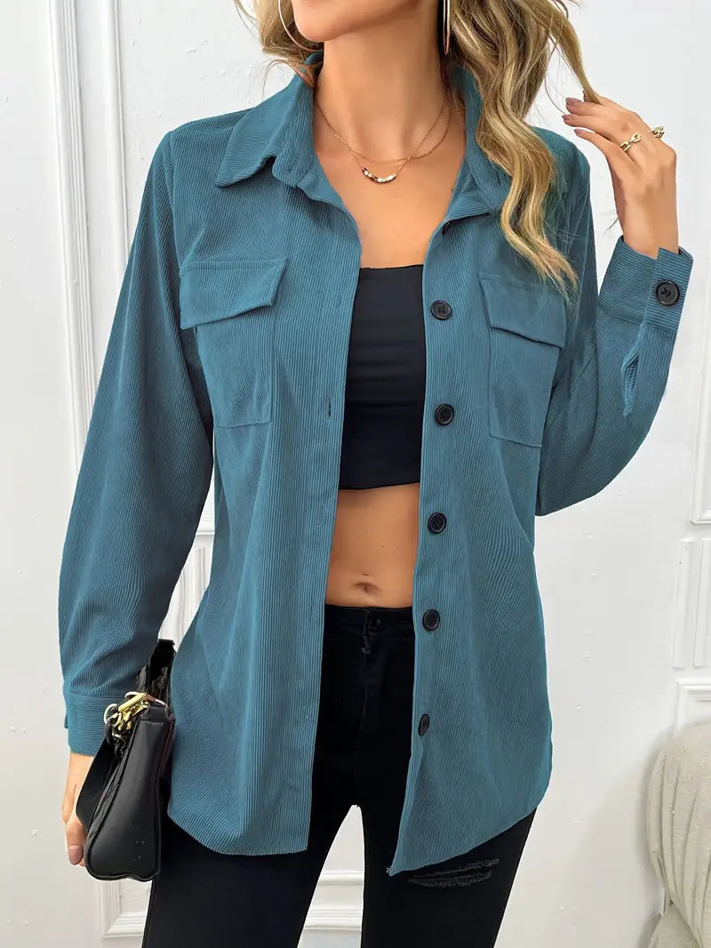 Women's Chic Casual Corduroy Jacket
