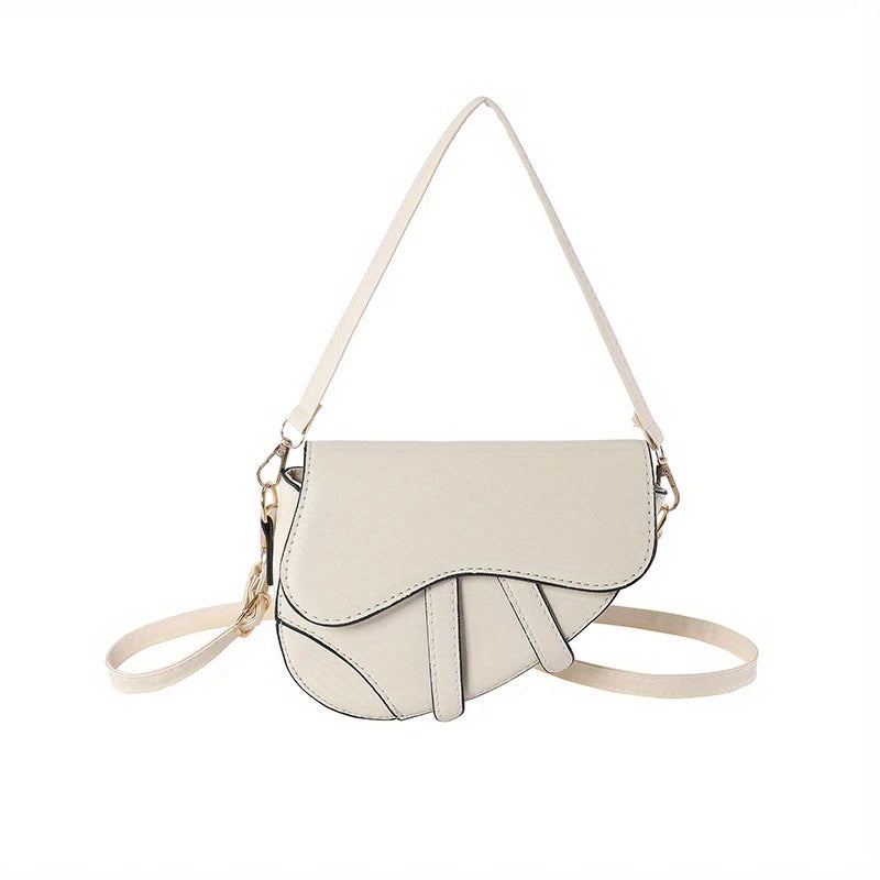 Handheld Messenger Bag in White, Wine Red, Black, Crossbody Bag