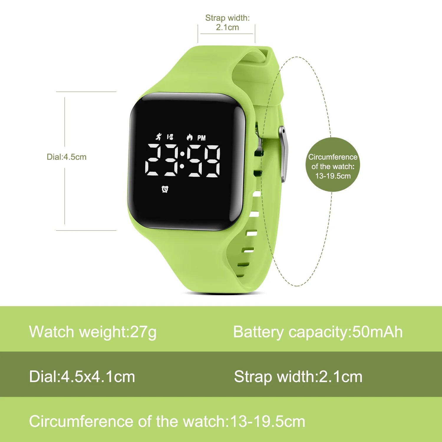 Digital Watch for Boys Sport Watch with Stopwatch,Alarm Clock, Waterproof Watches Birthday Christmas Gift
