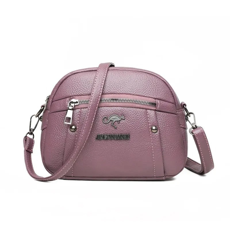 Soft PU Straddle Handbag