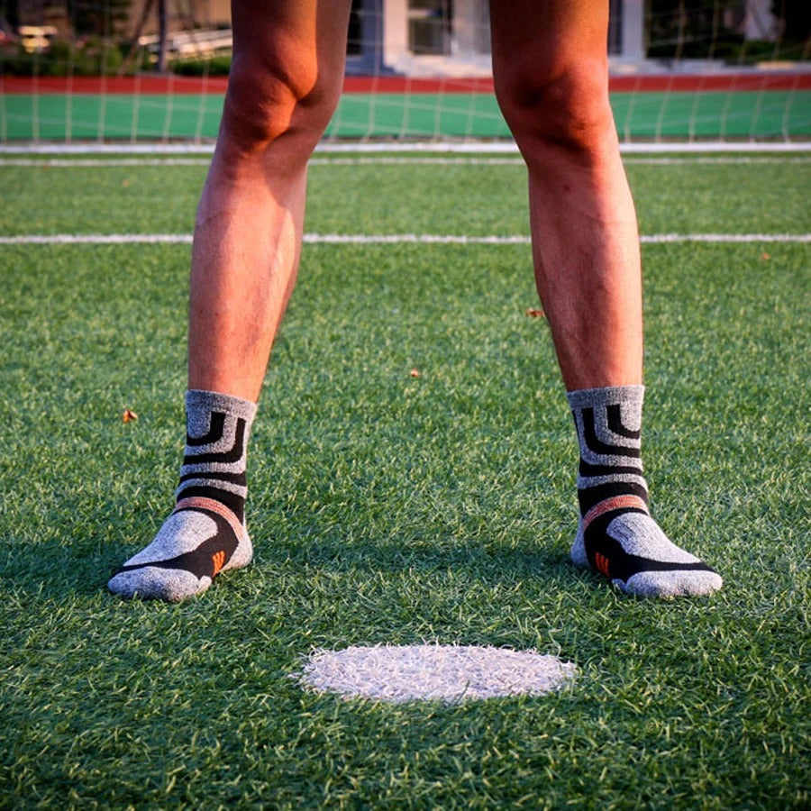 Men’s Coolmax Sport Terry Crew Socks – 5 Pairs