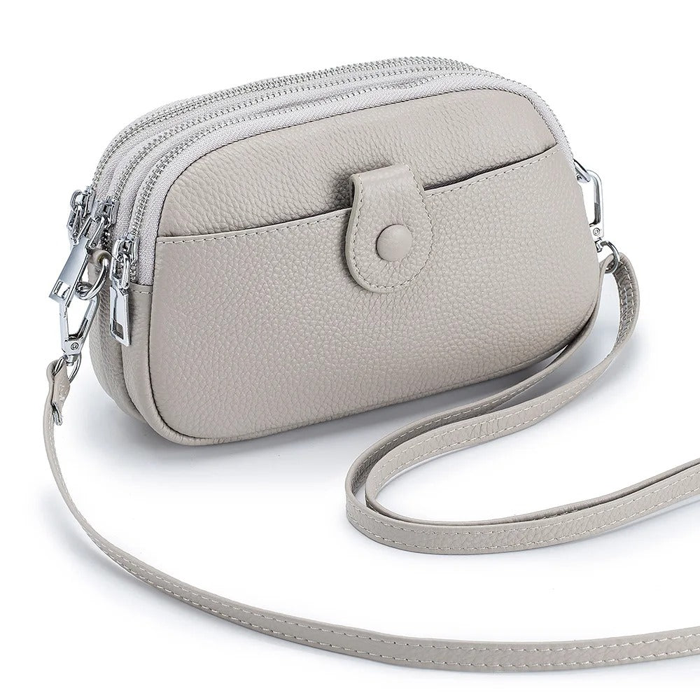 Genuine Leather Mini Crossbody Bag