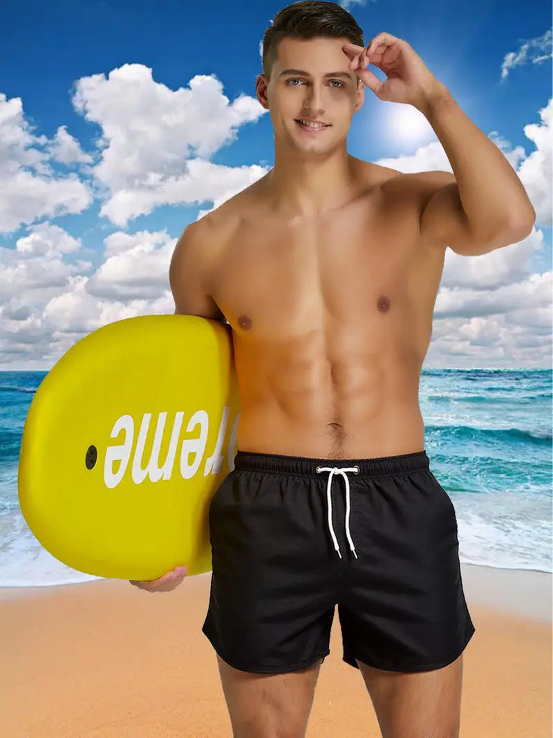 2-Pack Men's Quick-Dry Beach Shorts