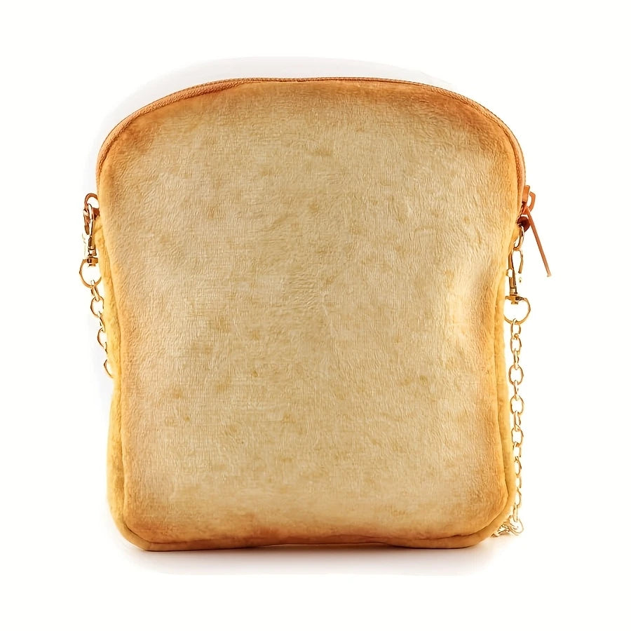 Women's Toast-Shaped Crossbody Bag