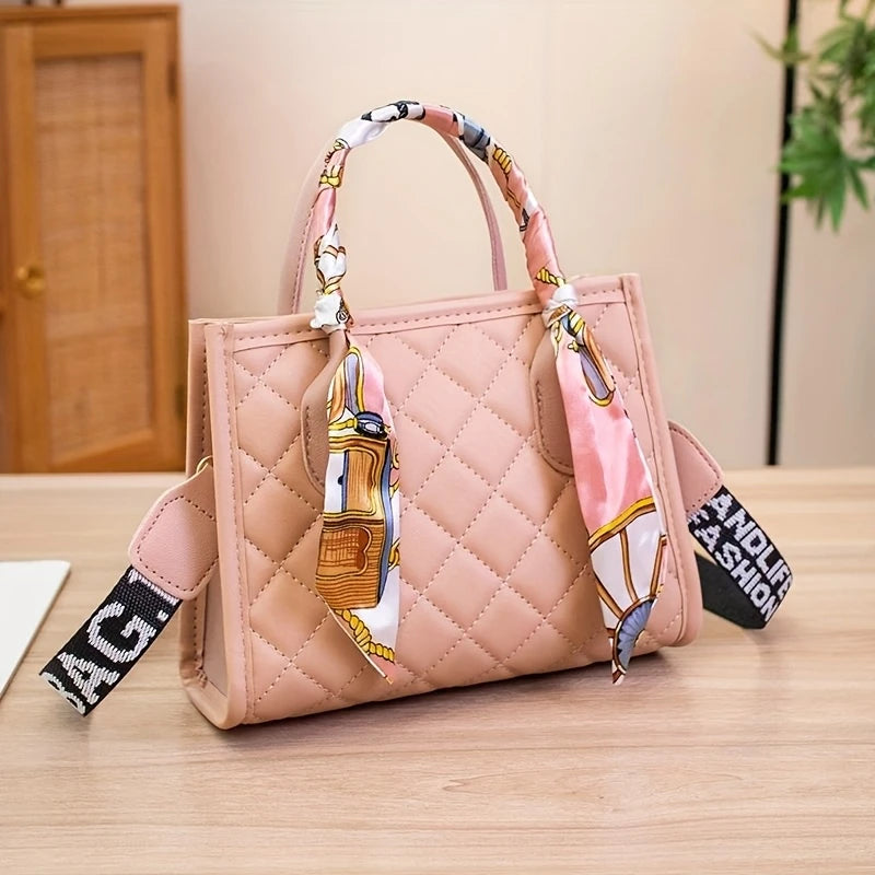 Elegant Black Quilted Crossbody bag for Women