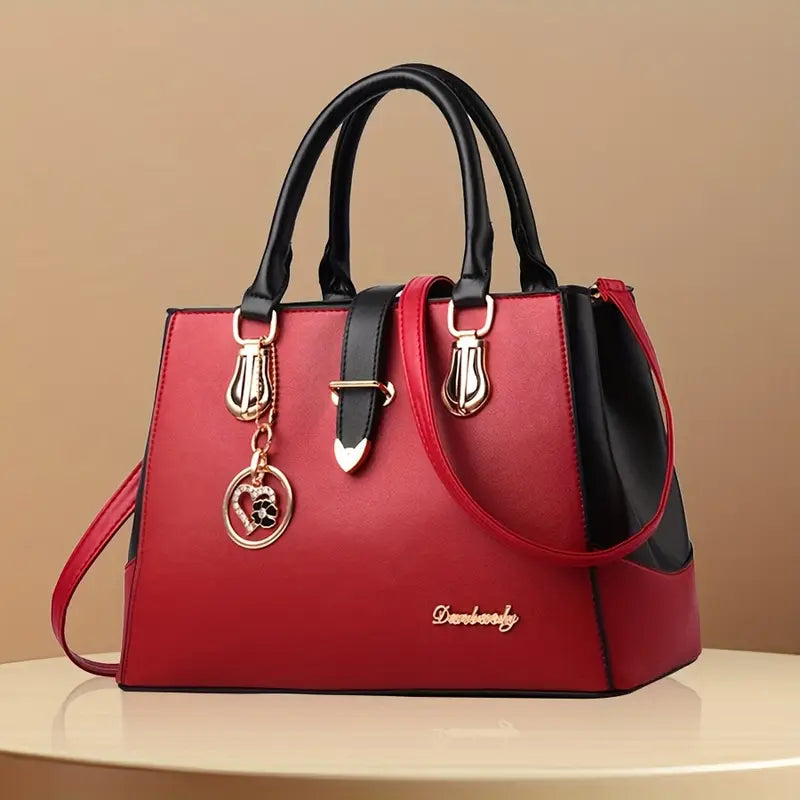 Large Capacity Briefcase, Fashion Shoulder Bag, Business Crossbody Bag