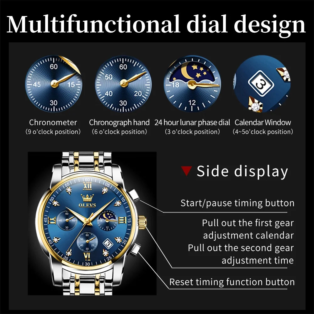 OLEVS Watches for Men, Mens Watches Gifts for Men