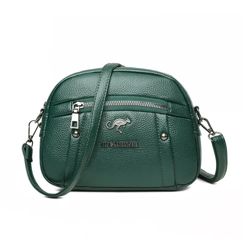 Soft PU Straddle Handbag