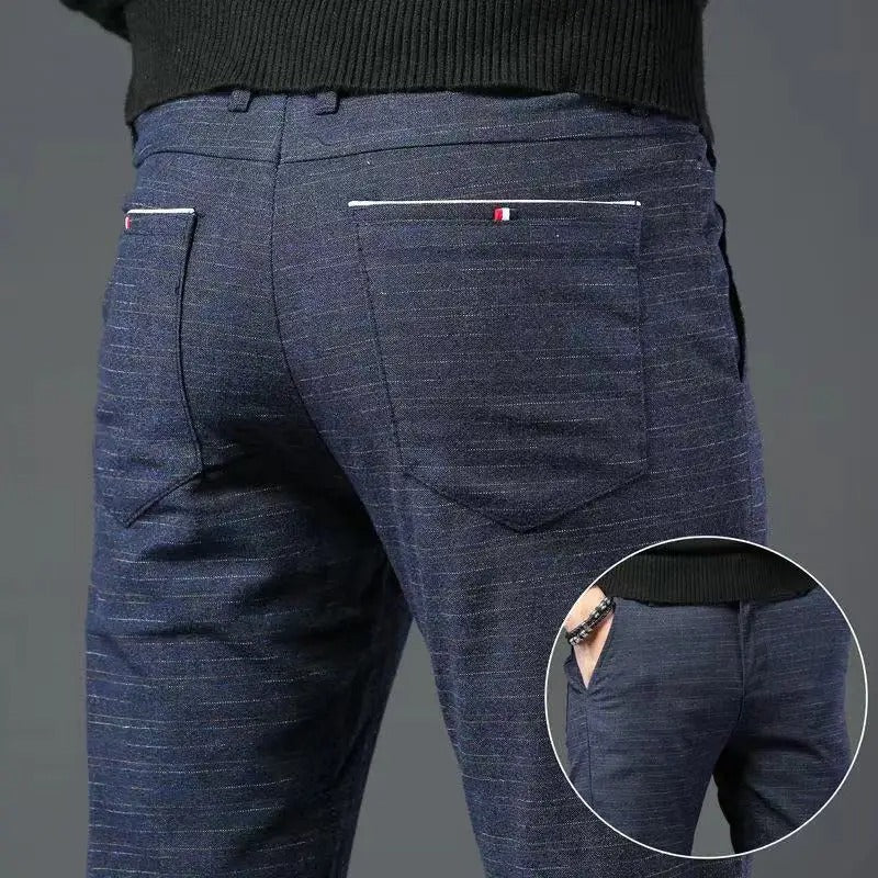Men’s Cotton-Linen Chino Pants