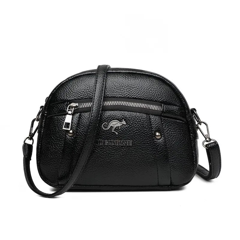 Soft PU Straddle Handbag