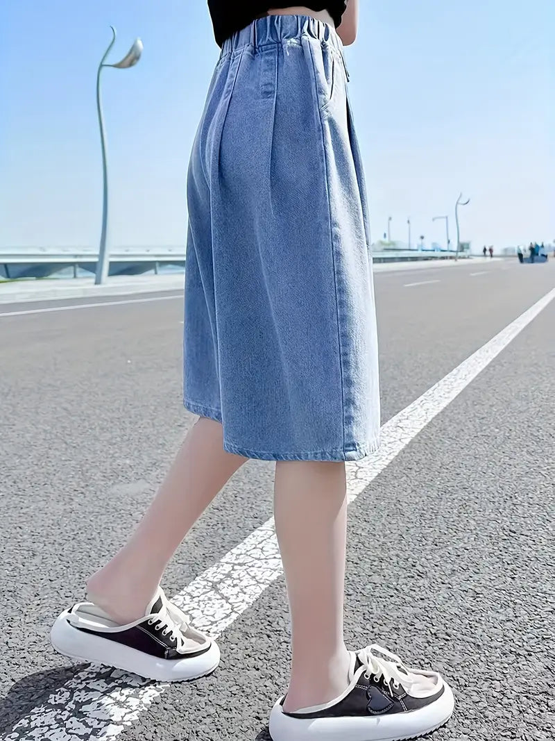 Summer New Fashion Children's Jeans Pants Shorts