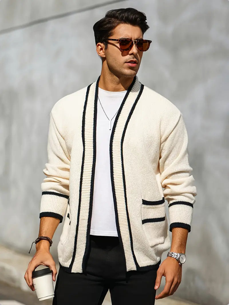 Men'S Casual Knit Cardigan Sweater