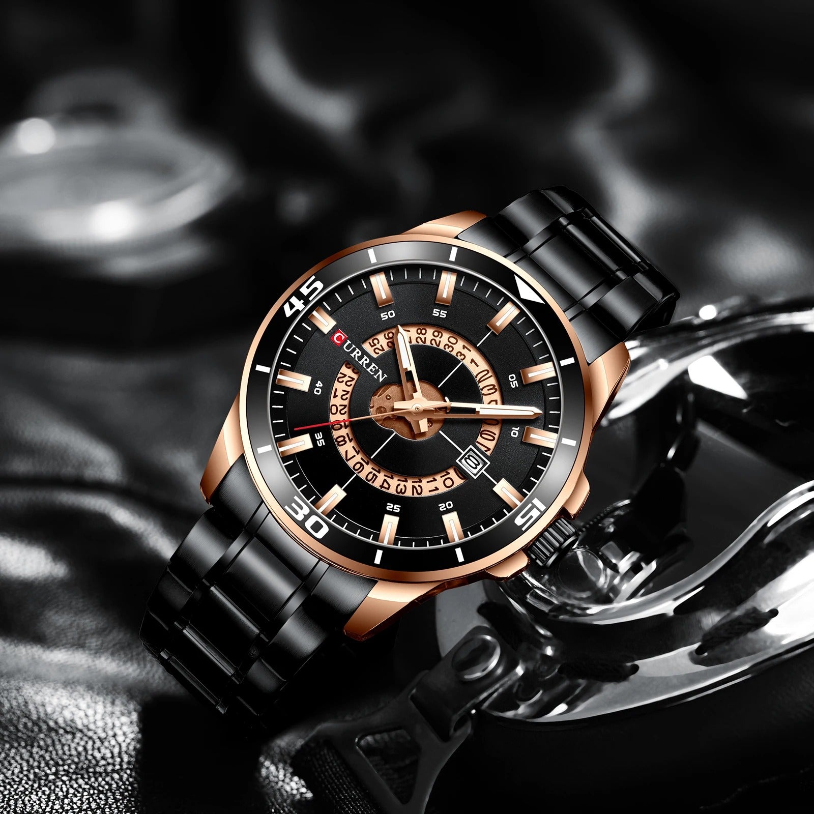 Men's Stainless Steel Business Quartz Watch