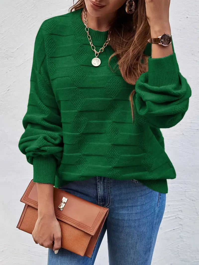 Women's Casual Crew Neck Sweater