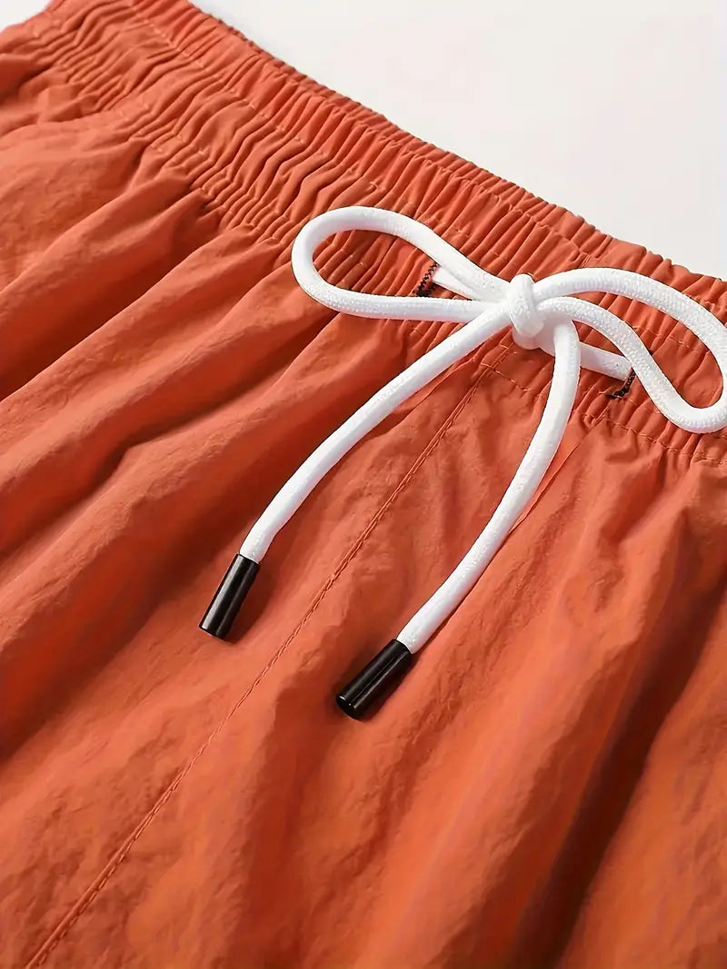 Men’s Solid Color Casual Shorts