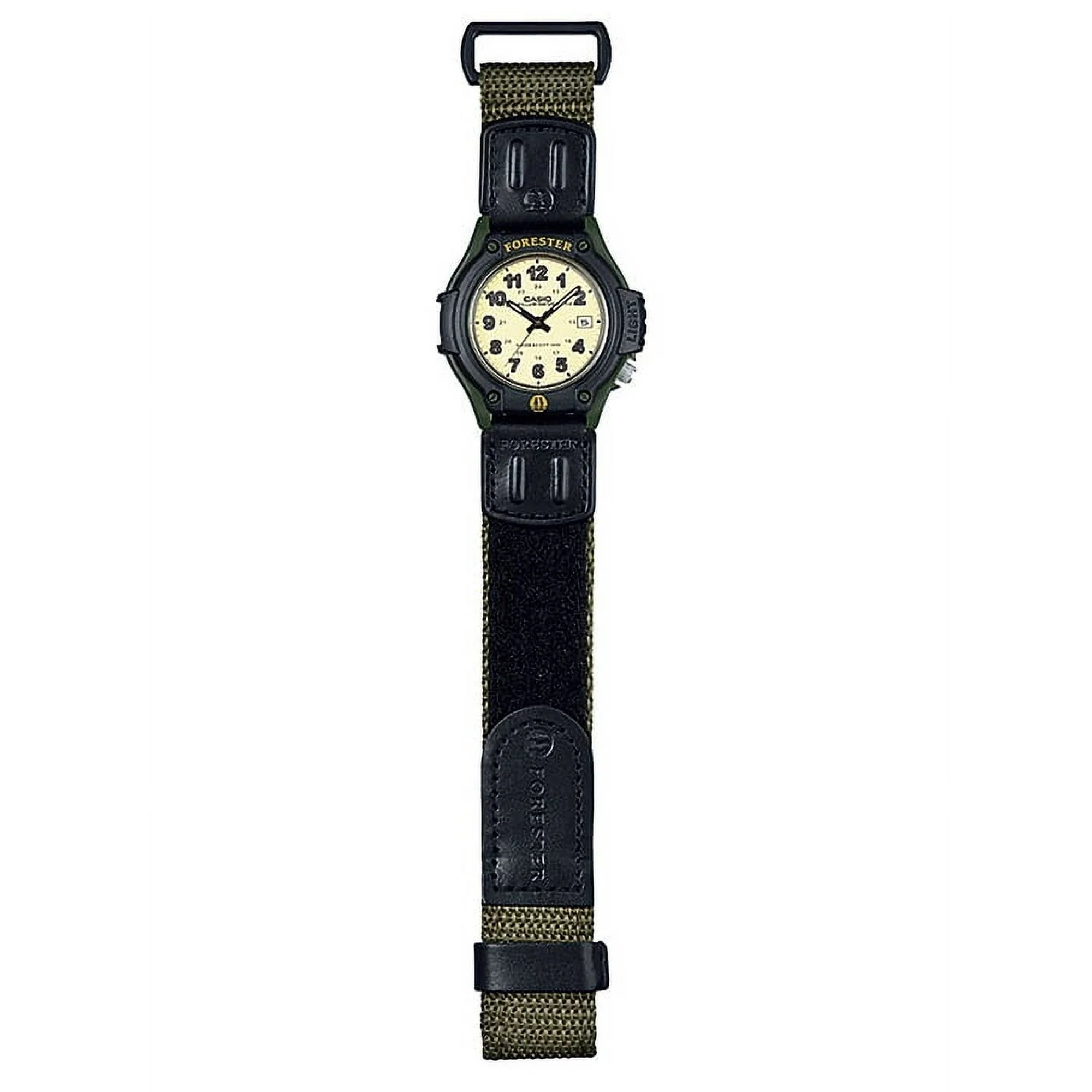 Casio Male 2.81" Sport Cloth Analog Watch, Green