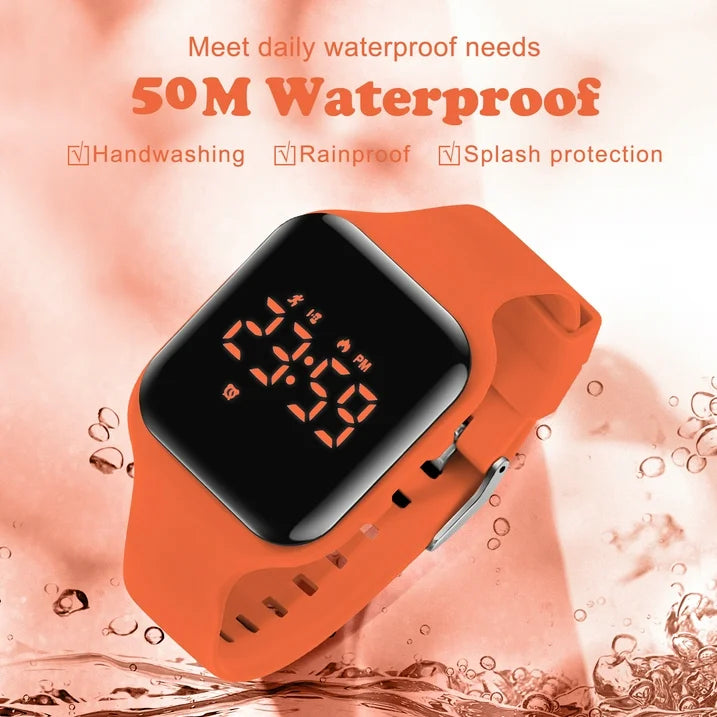 Sport Watch with Stopwatch,Alarm Clock, Waterproof Watches Birthday Gift for Kids