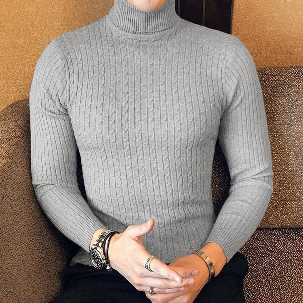 Men’s Slim Fit Turtleneck Sweater