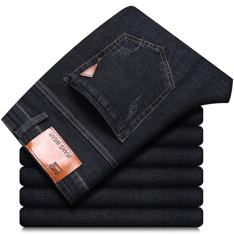Men's Stretch Slim Fit Straight-Leg Jeans