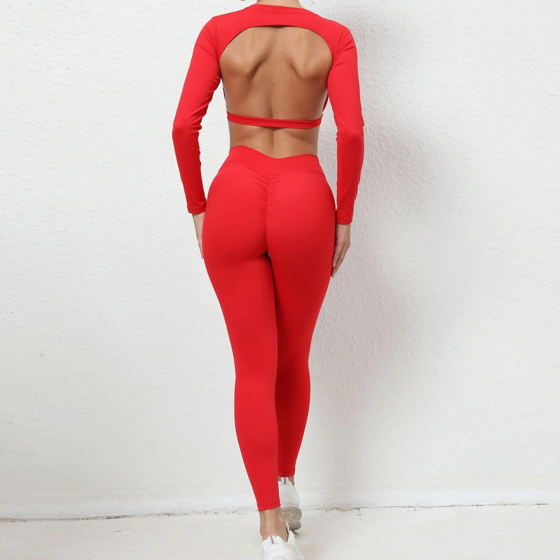 2-Piece Women’s Long Sleeve Gym Set