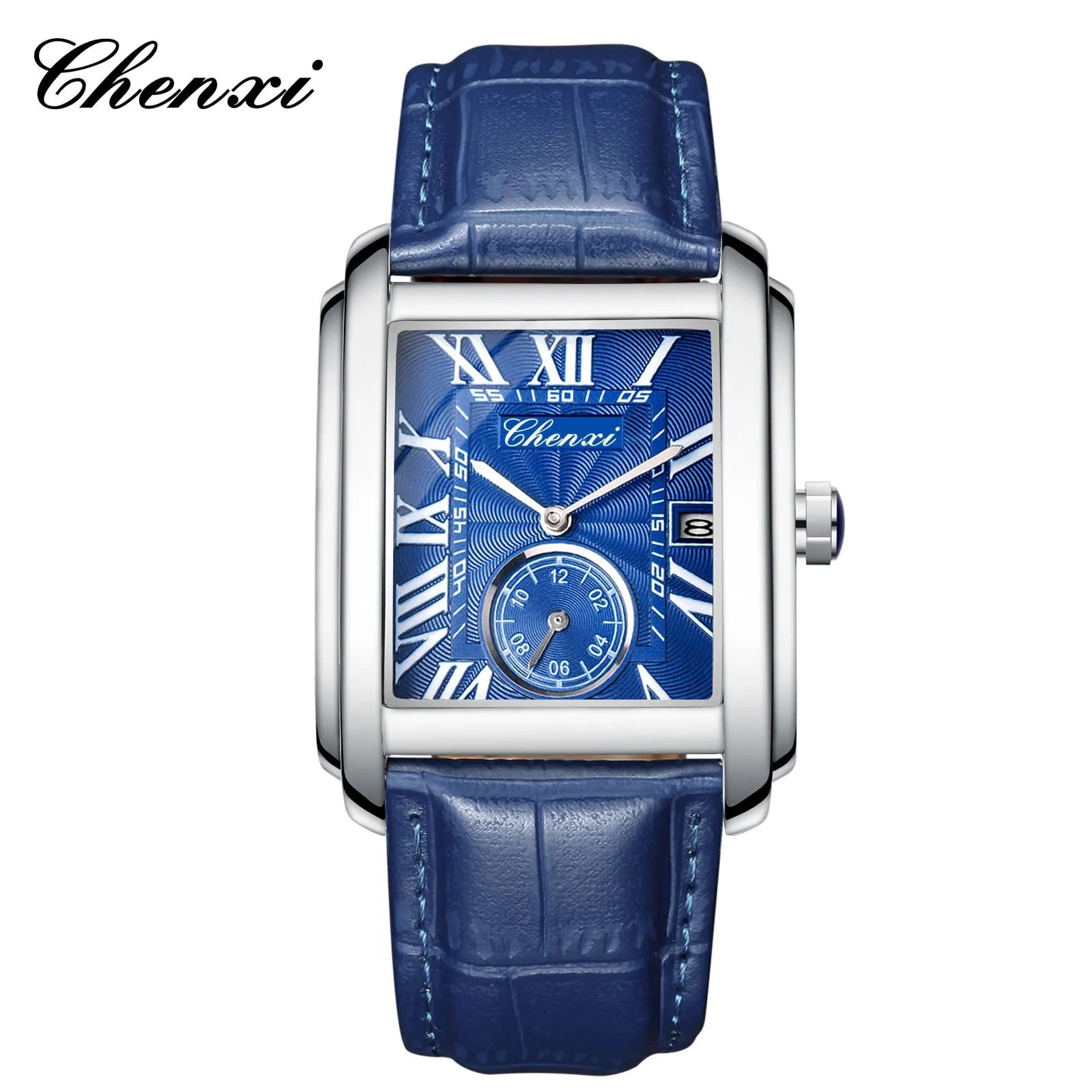 Men’s Leather Quartz Watch