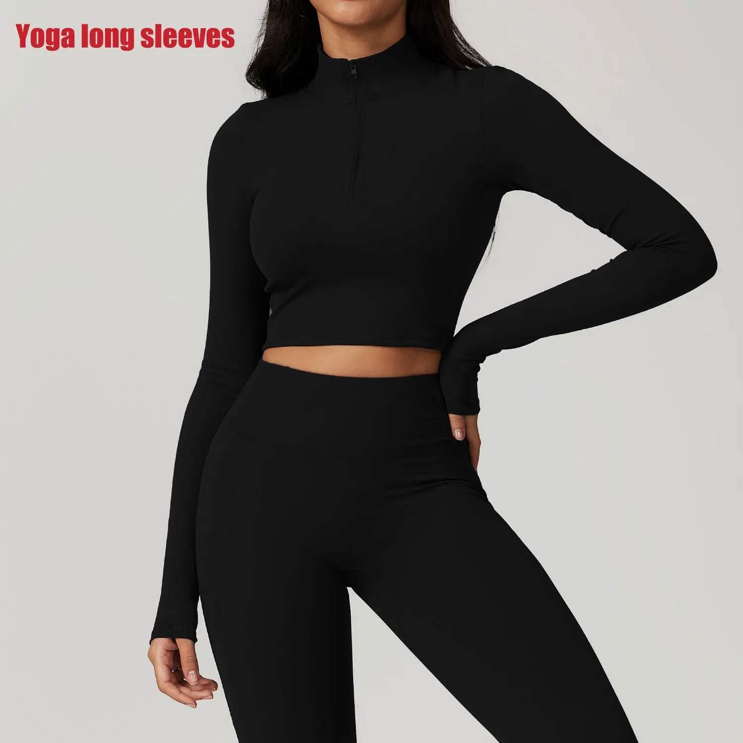 Women's Zipper Long Sleeve Sports Jacket