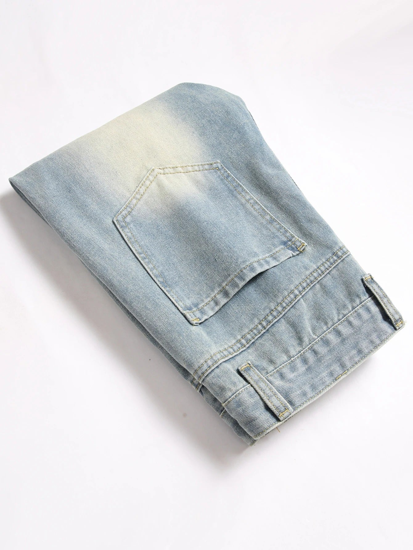 Vintage Streetwear Relaxed Fit Distressed Jeans