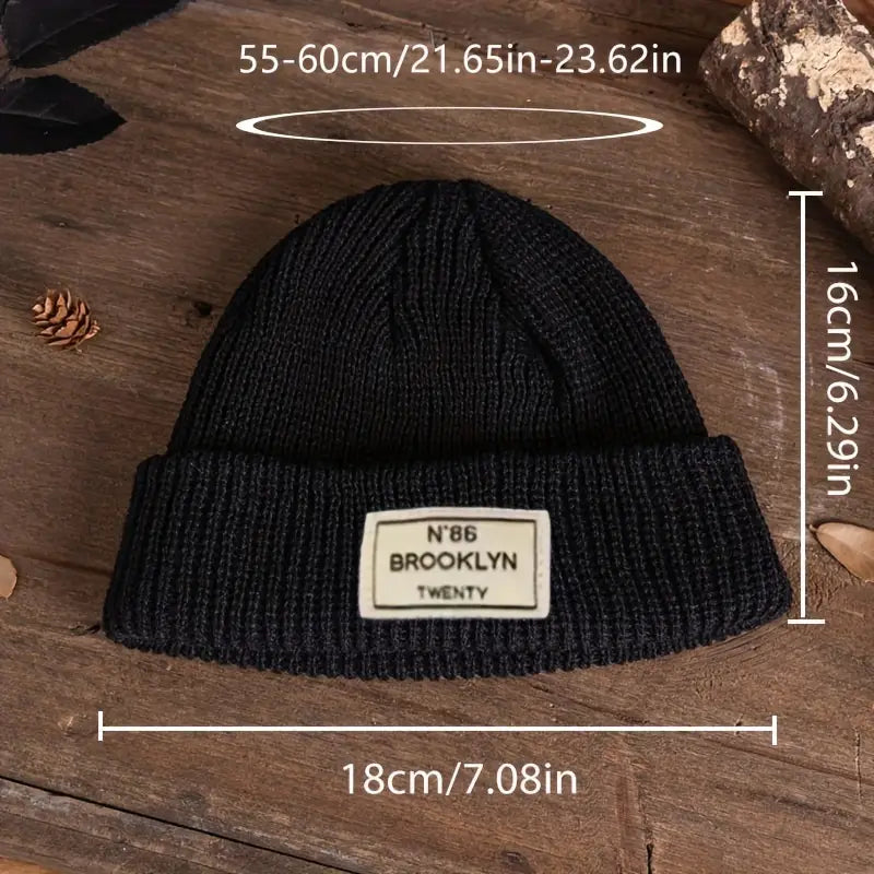 Trendy Brooklyn Knit Beanie Hat