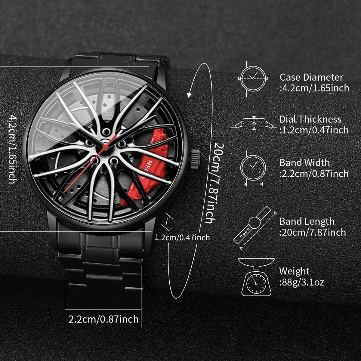Men’s Classic Quartz Watch Set – 2 Pieces