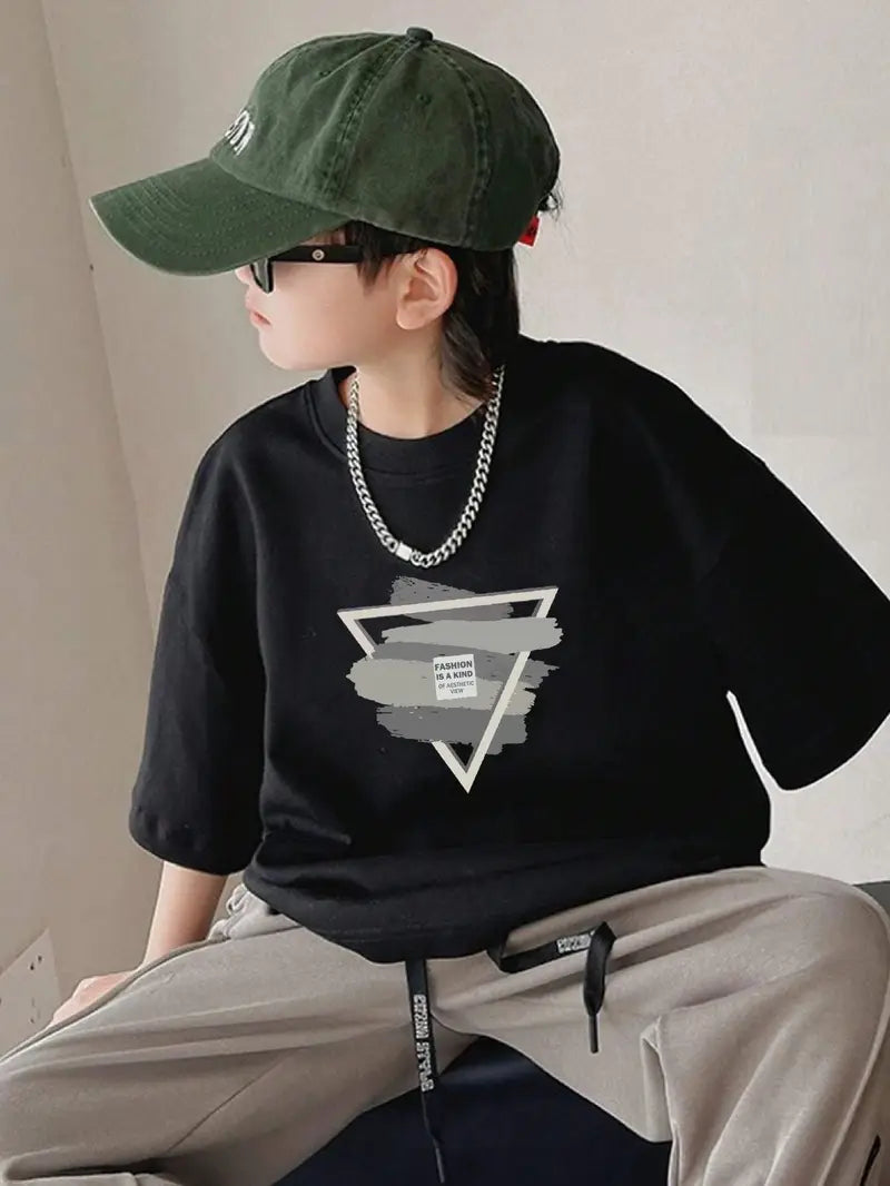 Boys' Short-Sleeved T-Shirts for Summer