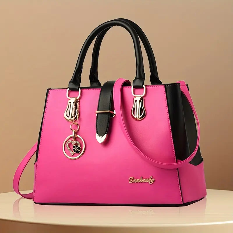 Large Capacity Briefcase, Fashion Shoulder Bag, Business Crossbody Bag